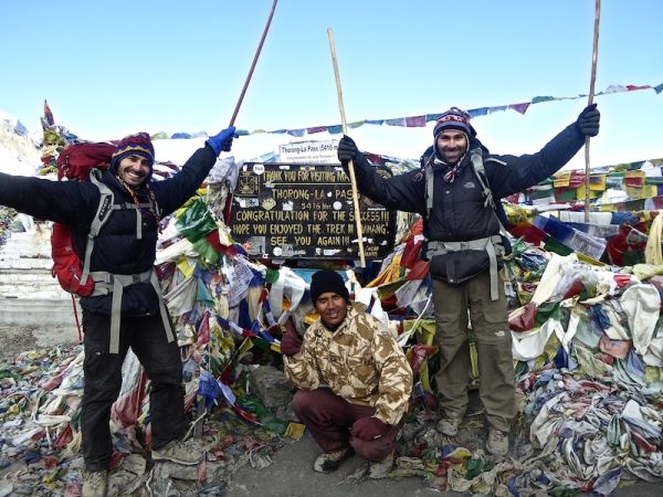 Crossing Thorong La Pass - 5,416 metres