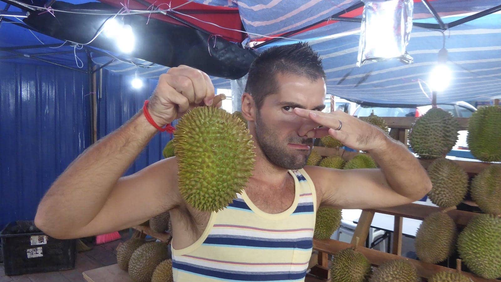 Durian smelly fruit in Malaysia