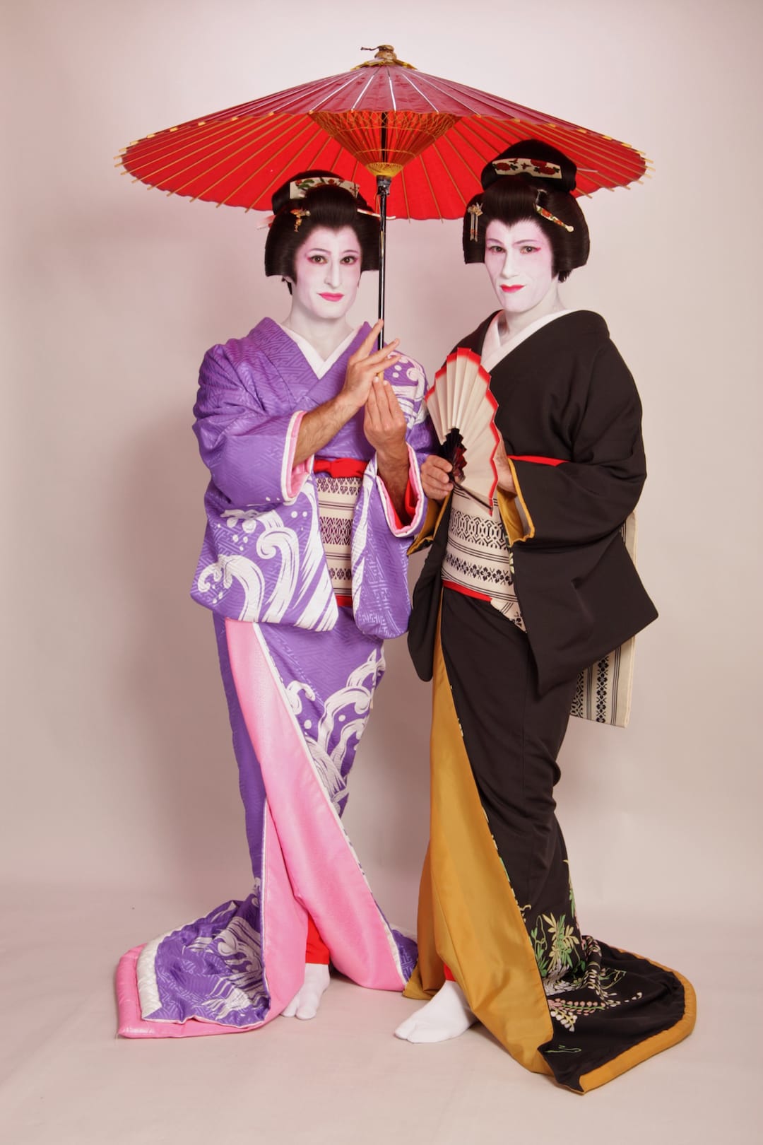 Nomadic Boys geisha makeover in Tokyo