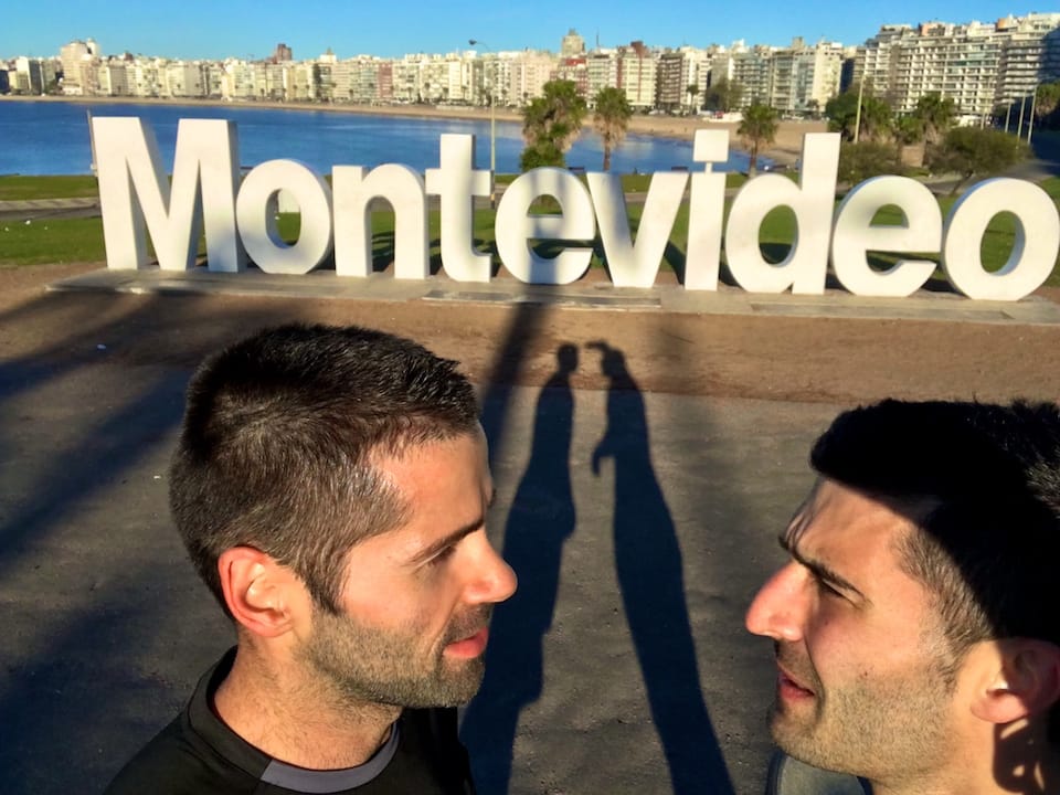 Montevideo selfie part of Uruguay itinerary