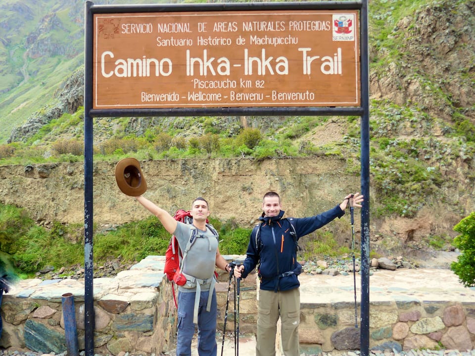 Inca Trail in January starting point