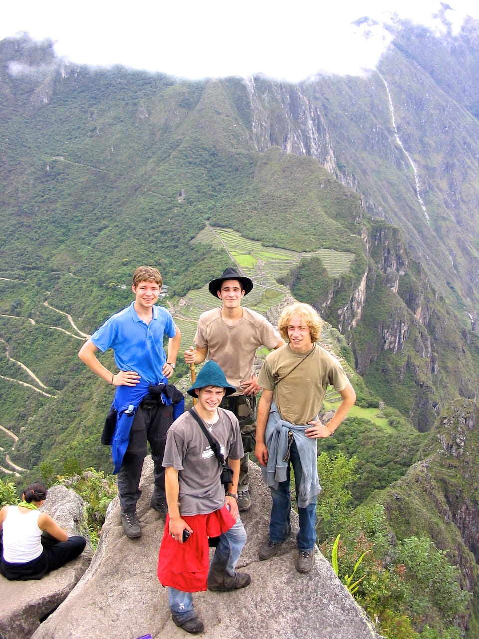 Inca trail in dry season May 