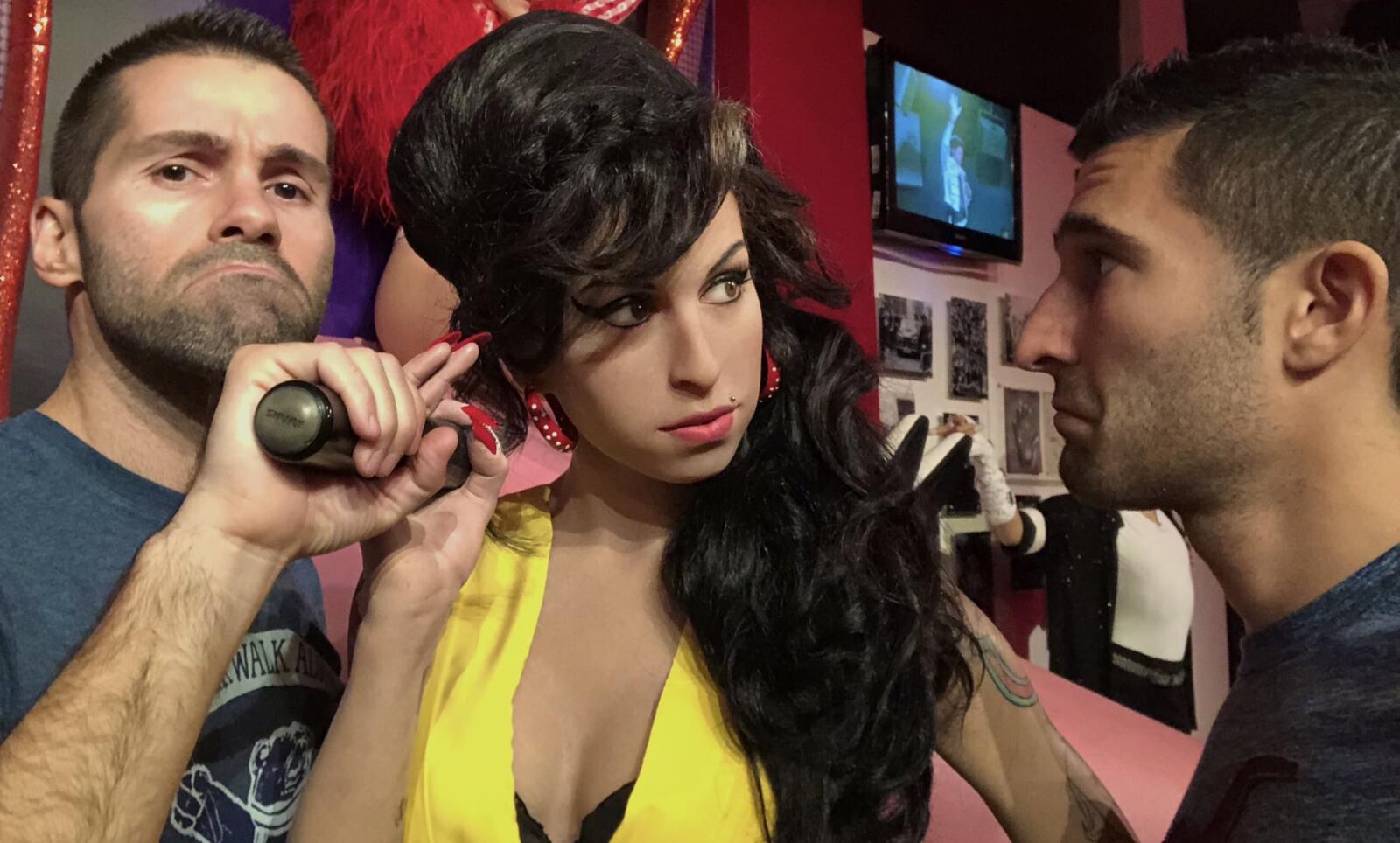 Amy Winehouse gay icon at Madame Tussauds