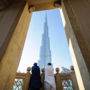 When in Dubai you shouldn't miss the chance to see the city from the top of the tallest building in the world: the Burj Khalifa!