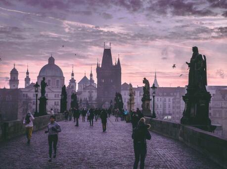 Gay travellers to Prague will love the beautiful Charles Bridge at all times of day and night.