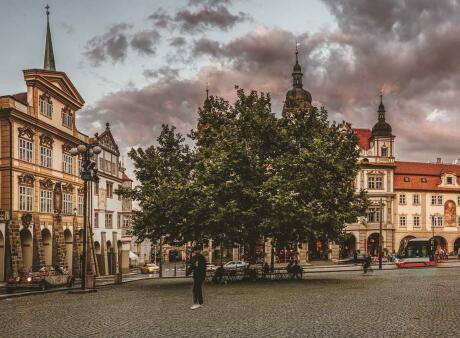 The Old Town area is a busy spot with lots of restaurants, cafés and even street performers for gay travellers to enjoy in Prague.