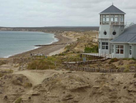 The beautiful Ecocentro building - gay guide to Puerto Madryn