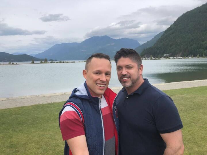 Josh and Heath, a gay couple in Vancouver for a romantic weekend