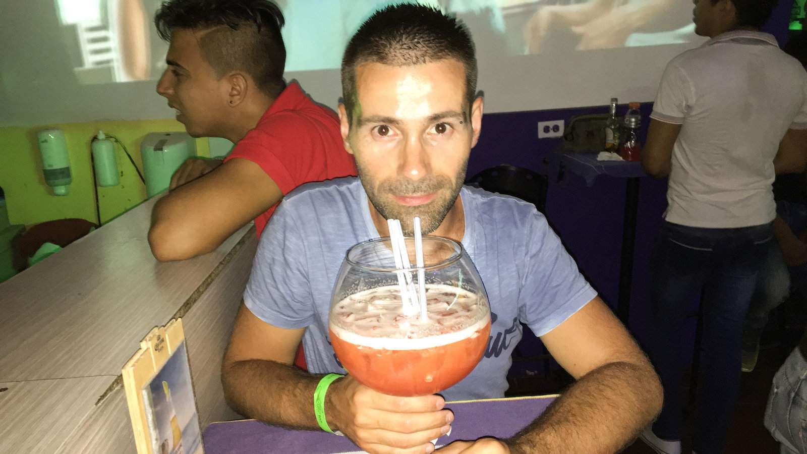 Le Petit is Cartagena's best gay bar and a must-visit for anyone brave enough to try their huge drinks!