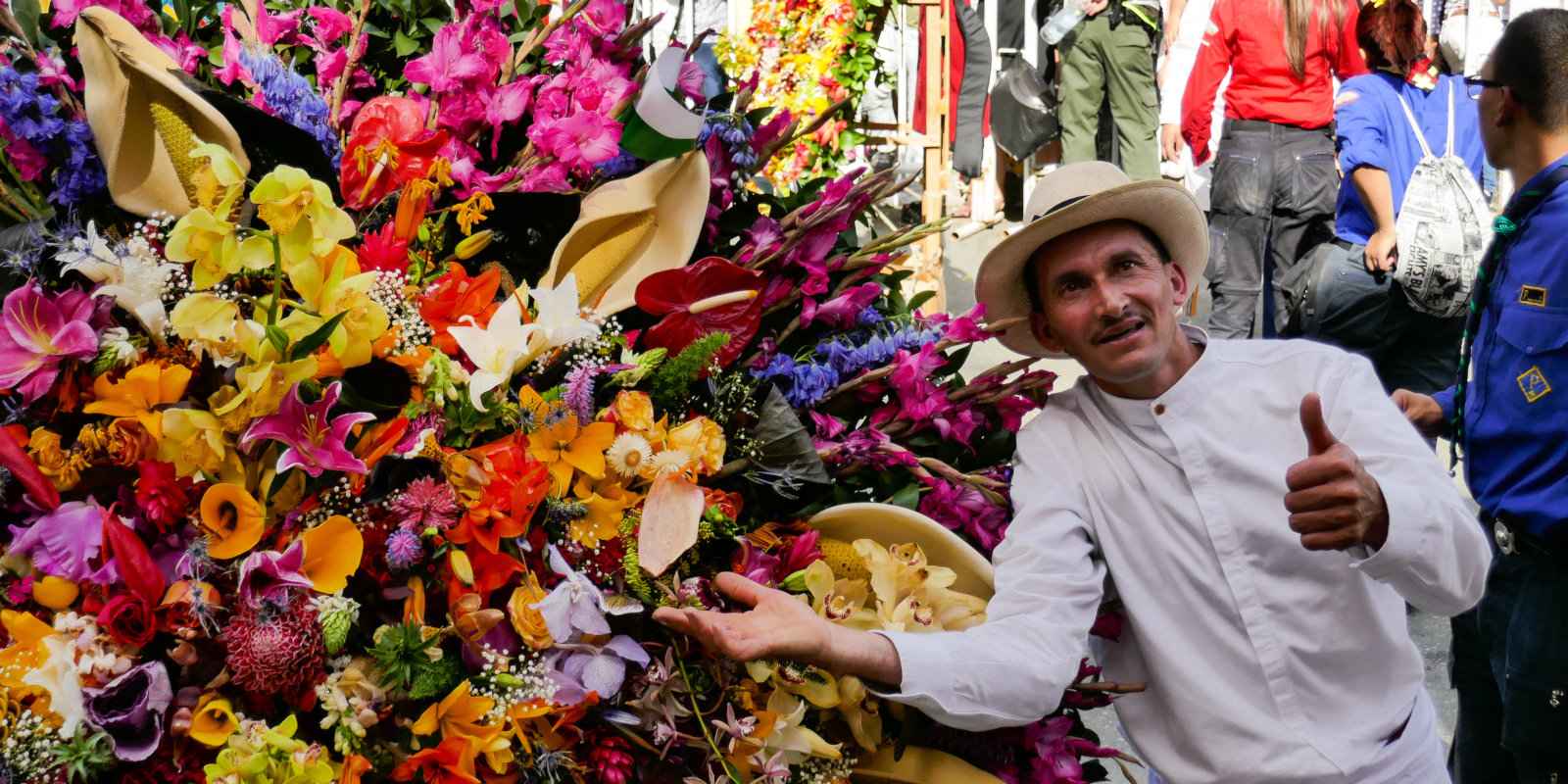 Medellin's flower festival is a riot of colour, blooms, parades and events throughout the city.