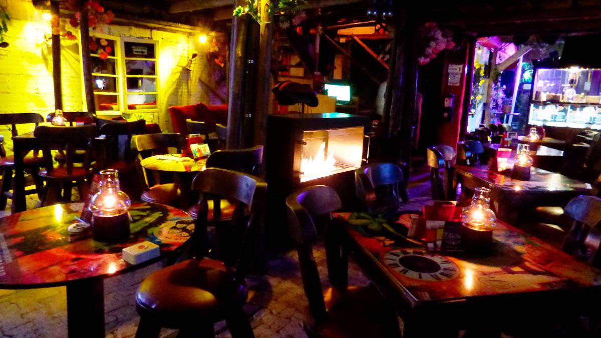 La Estacion gay bar has a very cosy chilled out vibe.