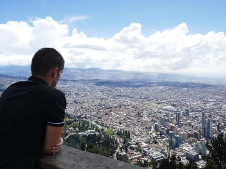 Hike or catch a cable car to the top of Monserrat Mountain for incredible views over Bogota.