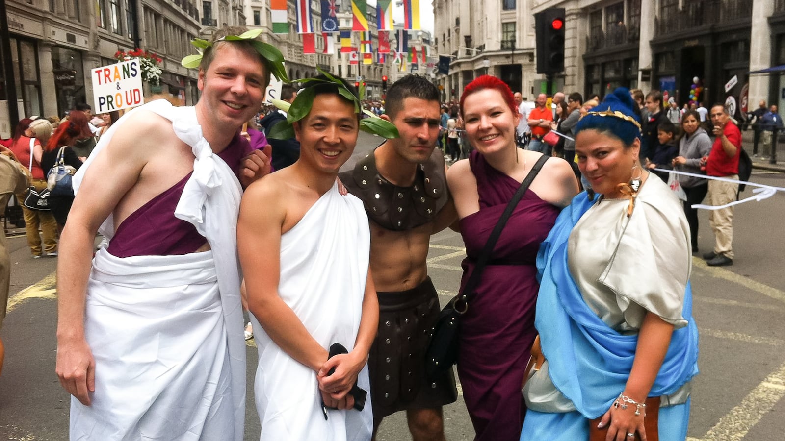 Roman and Ancient Greek Pride outfits