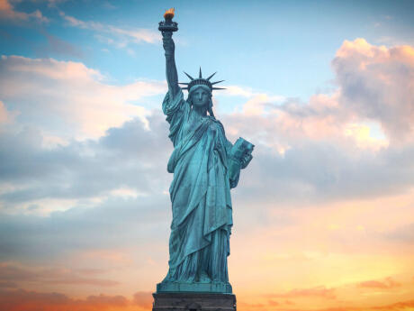 See the Statue of Liberty from close up or even above while visiting New York.