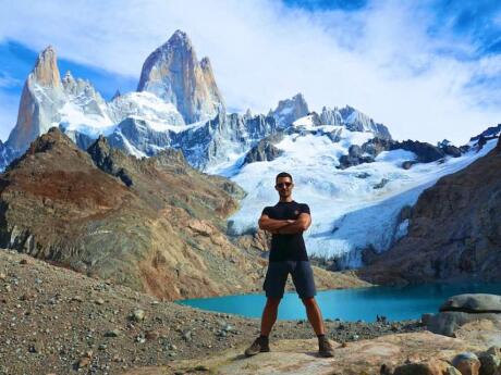 Marvelling at the Fitz Roy El Chalten mountain is a must do for travellers in Argentina