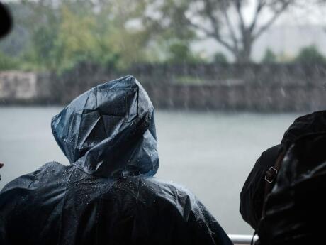 Make sure you still enjoy pride even if it rains with a handy rain poncho