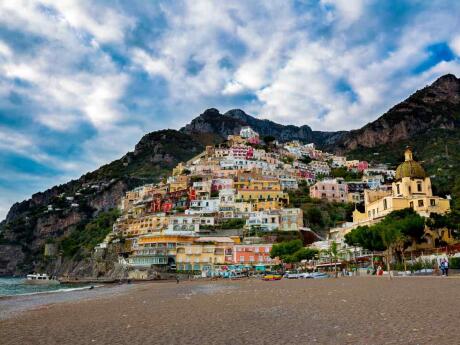 The stunning and romantic town of Positano is a very popular spot on the Amalfi Coast