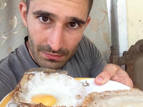 Egg hoppers are a yummy traditional breakfast food from Sri Lanka