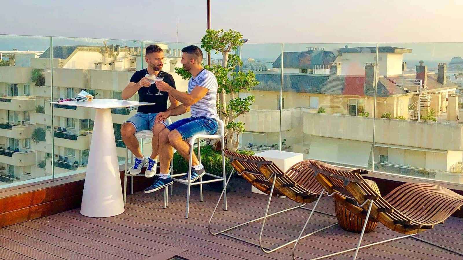 MiM Hotel is a gay friendly spot that offers a truly pampering experience as well as the most romantic rooftop bar for sunset cocktails!