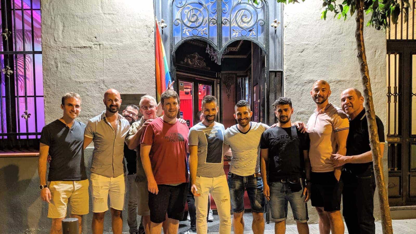 Versailles gay bar Barcelona drinks with friends