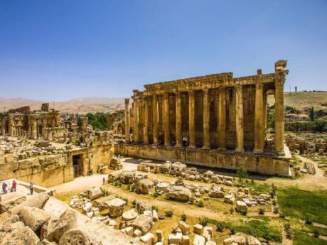 The ancient Roman temples at Baalbek in Lebanon are a fascinating spot to get a glimpse into Lebanon's history