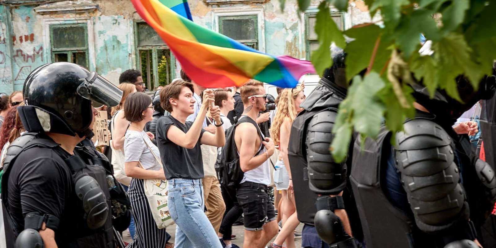 While Moldova does have a gay pride parade, it is sometimes attacked by radical Orthodox Christian groups and recent years has required police protection