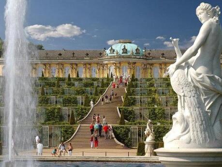 While you're in Berlin, head out of the city to explore nearby Potsdam and the stunning Sanssouci Palace