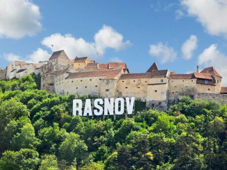 Rasov Fortress is a fascinating place to visit in Romania, not to mention those cool Hollywood-like letters!