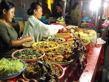 If you want to try some Indonesian street food, make sure you head to the Gianyar Night Market in Bali