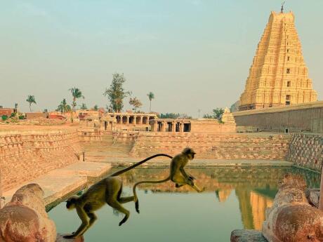 The Monuments of Hampi are a UNESCO World Heritage Site and an amazing place for a wander in what feels like a huge open-air museum