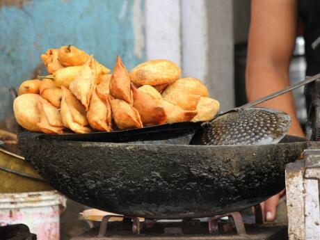 Samosas are a delicious deep-fried pastry from India that can be enjoyed as an appetiser to a meal or just for a yummy snack