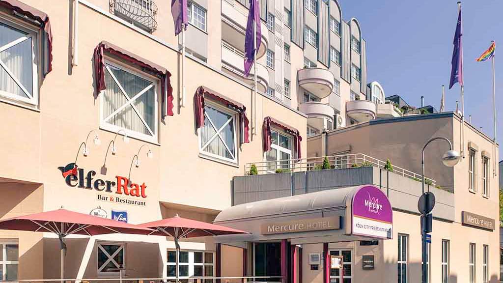 The Mercure Hotel Friesenstrasse is gay friendly, fabulously pink and serves an excellent breakfast!