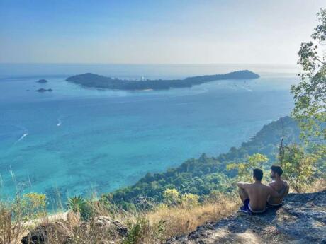 For the best views of Koh Lipe you must head to nearby Koh Adang and hike up to the viewpoint