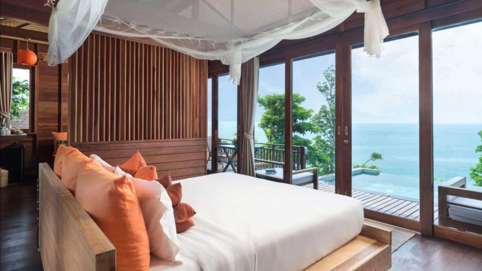 The Serendipity Resort on Thailand's Koh Lipe is super romantic with some villas having private infinite pools on the balcony