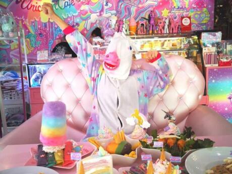 For the ultimate gay rainbow experience in Bangkok, you can't miss out on the Unicorn Cafe in the gay neighbourhood of Silom Soi