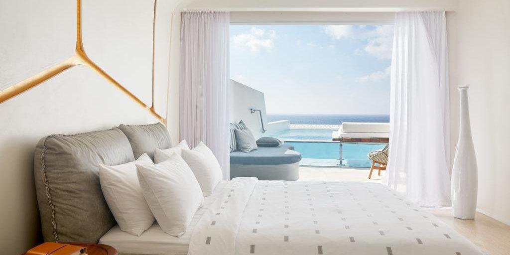 Cavo Tagoo is one of the most luxurious and gay friendly hotels on the island of Mykonos