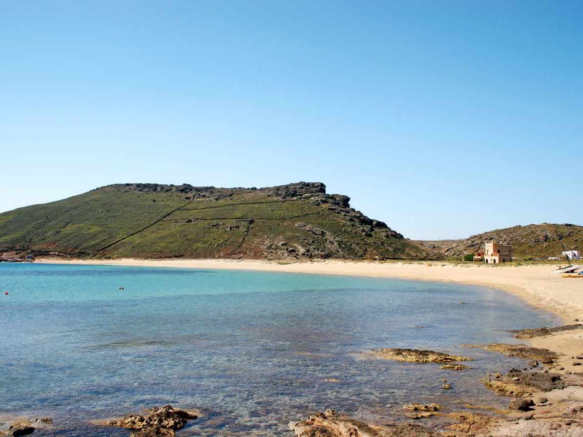 Head to the far end of Panormos Beach if you want to enjoy some nude sunbathing away from the families