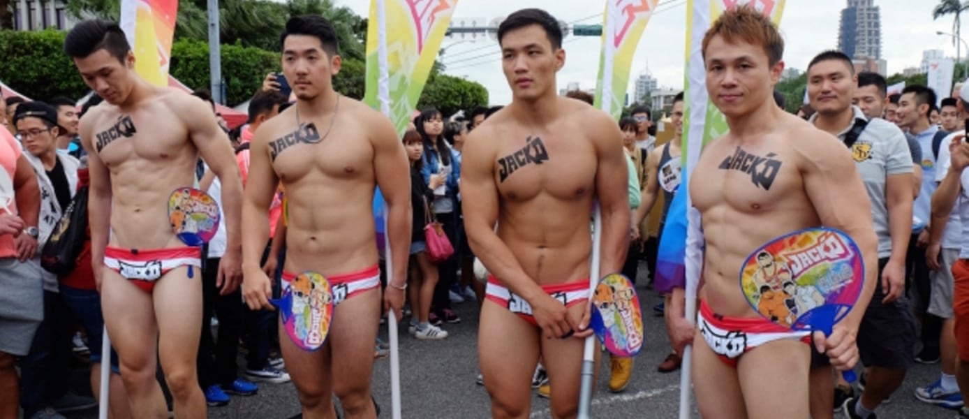 Sexy guys at Phuket Pride every April