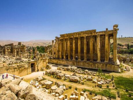 The ancient Roman temples at Baalbek in Lebanon are a fascinating sight to get a glimpse into Lebanon's history