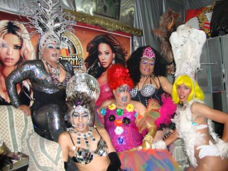 La jarrita is a gay bar and club in Lima with drag queen shows