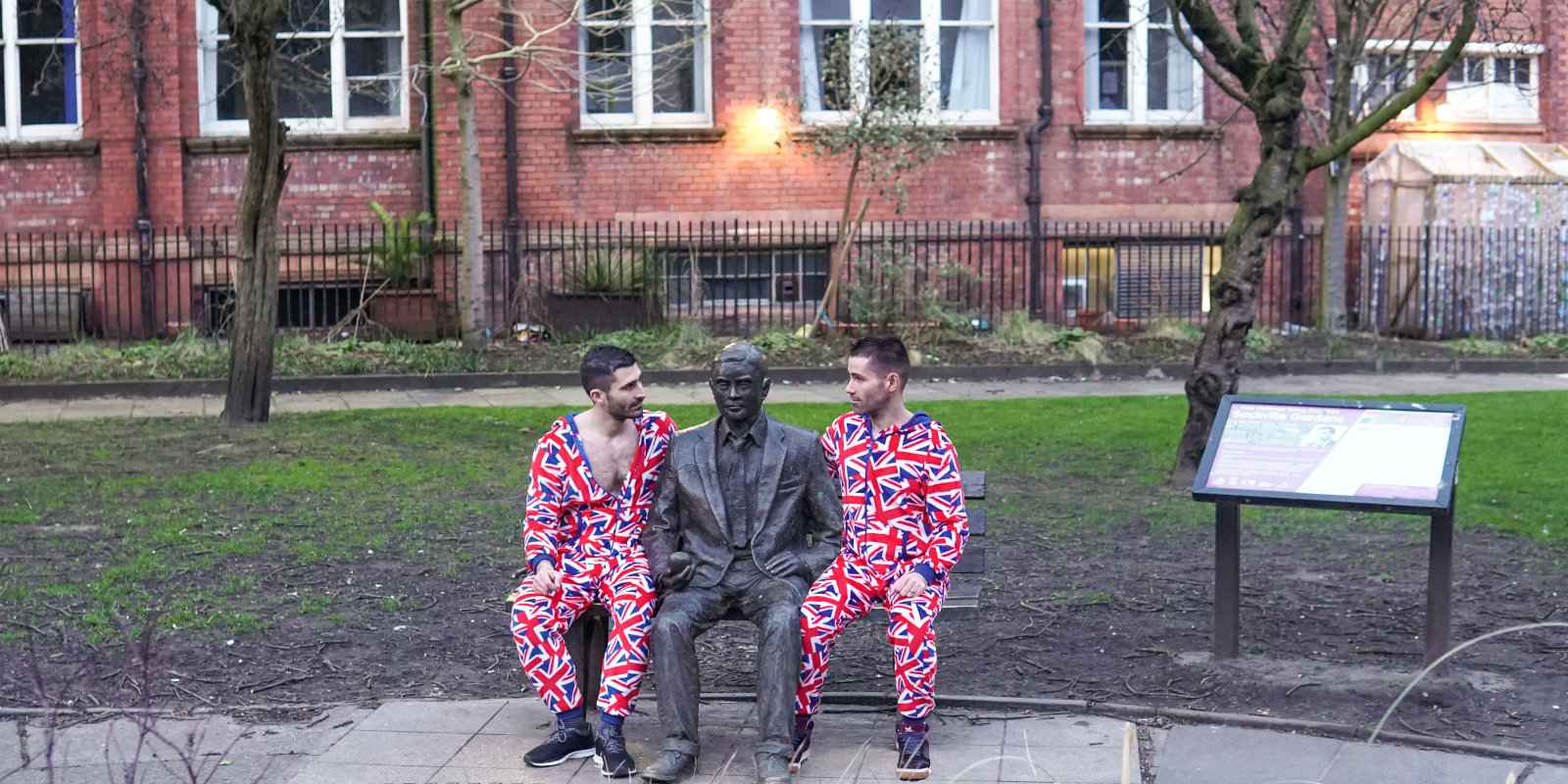 You won't find the real Alan Turing when cruising in Manchester, but you might find this statue