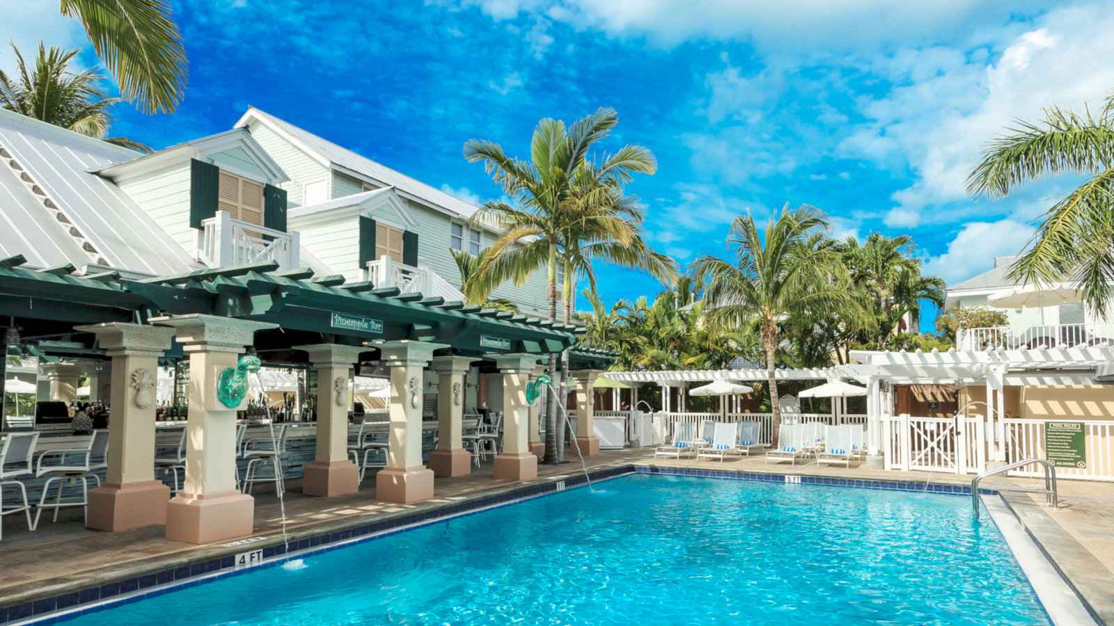 The Southernmost Beach Resort is one of the most luxurious and stunning hotels in Key West, and very gay friendly