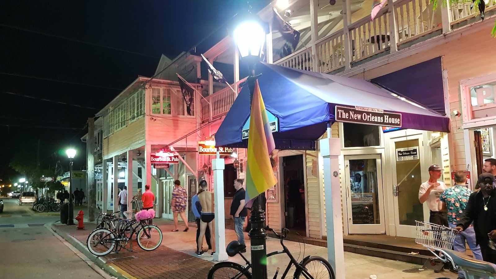 If you want to be in the heart of the action, The New Orleans House is right on the main gay street in Key West