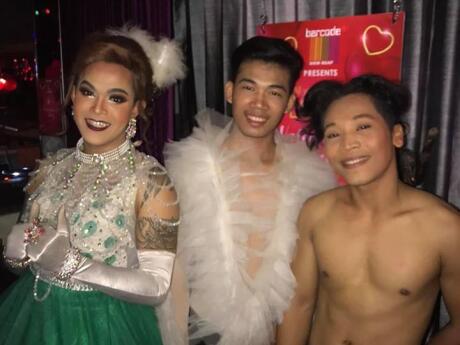 Barcode is the main gay bar in Siem Reap, with drag shows and a dance floor after