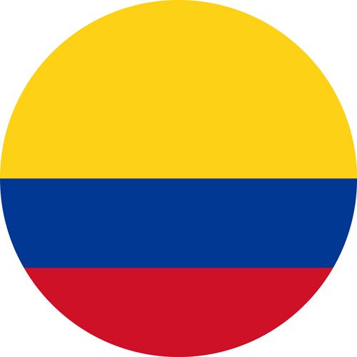 The flag of Colombia, one of the most gay friendly places in Latin America