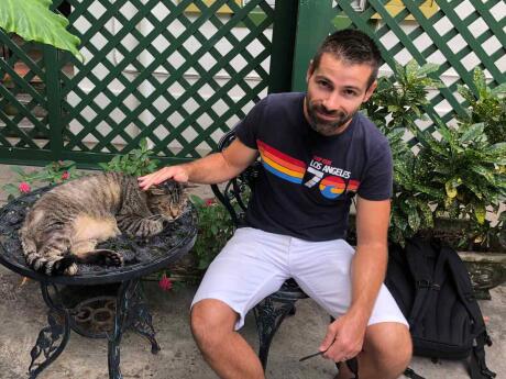 Ernest Hemingway was one of the famous residents in key West with the 6 toed cats