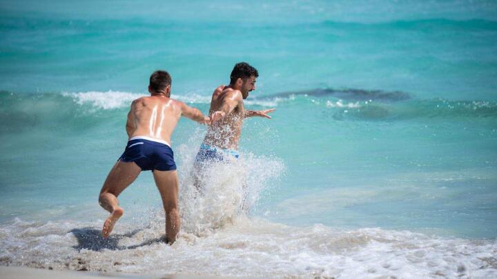 The beaches in Gran Canaria are stunning and there's some clothing-optional gay ones as well