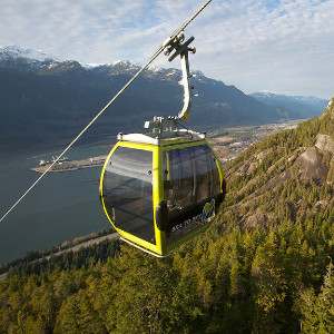 Riding the Sea to Sky Gondola is a fun way to visit Whistler from Vancouver with stunning views as you go