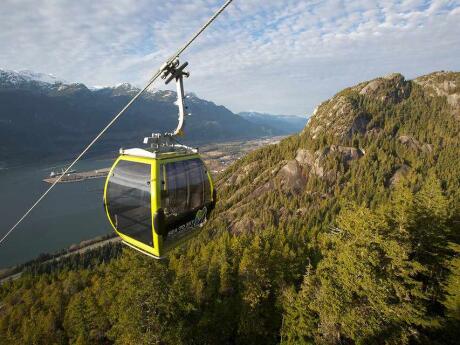 Head to Whistler from Vancouver for stunning views from the Sea to Sky Highway and/or Gondola