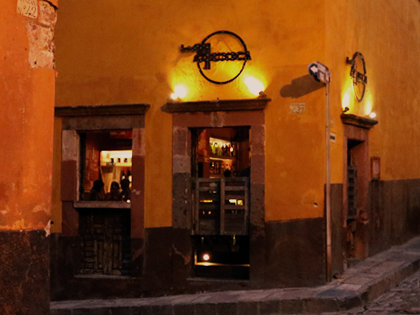 La 21 Unica Cantina is a great place to relax in San Miguel that serves lots of delicious margaritas and tequila shots